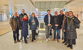 Mitglieder der CDU-Fraktion beim Ortstermin im Karstadt-Gebäude. Foto: CDU