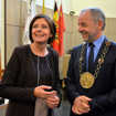 OB Jensen mit Ministerpräsidentin Dreyer. Foto: funkbild