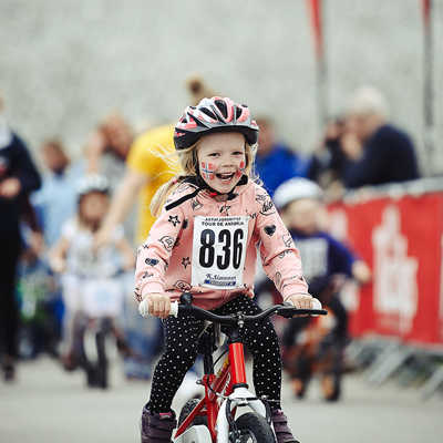 Bei der Deutschland-Tour wird es auch einen Bike-Parcours für Kinder geben. Foto: A.S.O.