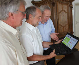 Foto: Präsentation des neuen Internet-Angebots www.trier-mitgestalten.de