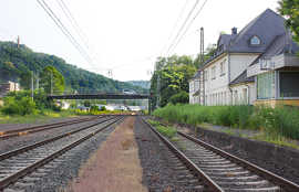 Foto: Gleise der Schienen-Westtrasse in Trier