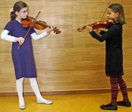 Foto: Junges Violinensemble