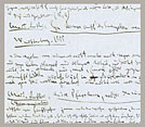 Auszug aus dem Exzerptheft von Karl Marx 1858–1862 mit Notizen zum Thema Reformation und Martin Luther. Foto: Institut für Sozialgeschichte Amsterdam