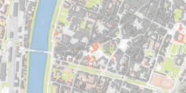 Das Geoportal bietet neben dem klassischen Stadtplan auch andere Darstellungsoptionen, wie die Luftbilder oder die Stadtkarte (Bild).