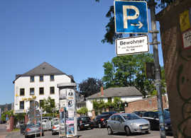 Bewohnerparkpklätze an der Lorenz-Kellner-Straße (Zone KM).