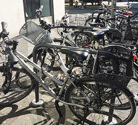 Fahrradbügel in Trier. Foto: SPD