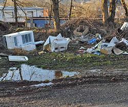Illegale Müllablagerung in Ruwer. Foto: UBT