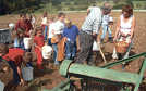 Schon seit mehreren Jahren ist das Zukunftsdiplom fester Bestandteil des Jahresprogramms der Lokalen Agenda. 2004 konnten die Kinder unter anderem bei der Kartoffelernte mithelfen.  Foto: LA 21