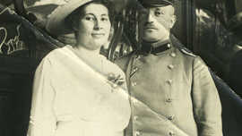 Foto: Verlobung von Eduard und Betty Haas, August 1918