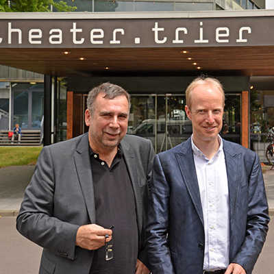 Intendant Manfred Langner (l.) und GMD Jochem Hochstenbach werden das Trierer Kulturleben ab nächstem Jahr besonders prägen.