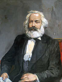 Karl Marx im Porträt von Willi Sitte