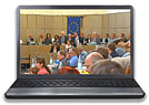 Sitzungen des Trierer Stadtrats sollen Interessierte ab Herbst 2016 live im Fernsehen und Internet verfolgen können - wie in dieser Montage.
