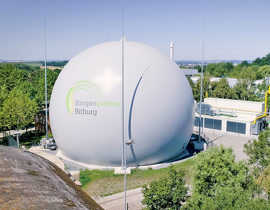 Biogasanlage der Stadtwerke in Bitburg
