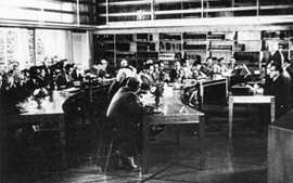 Debattenkultur: Der Stadtrat tagte in den 1960er Jahren im Lesesaal der Stadtbibliothek. Foto: Stadtarchiv