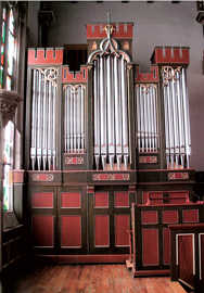 Die restaurierte Orgel im MPG