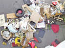 Ein Müllhaufen in der Maarstraße. Foto: Bauverwaltungsamt
