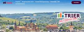 Screenshot der Beteiligungsplattform mitgestalten.trier.de