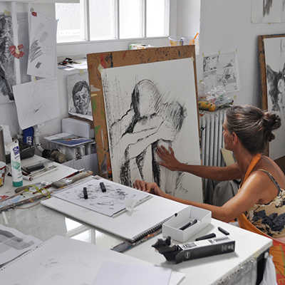Die Ateliers können ab sofort nicht nur während der Kurse gebucht werden, sondern auch zwischendurch für individuelle Projekte. Foto: Europäische Kunstakademie