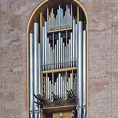 Die alte Orgel in der Basilika.