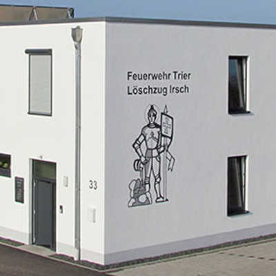 Das neue Feuerwehrgerätehaus im Gewerbegebiet Irsch. Foto: Feuerwehr Irsch 