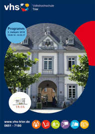 Cover des VHS-Kursprogrammhefts für das Herbst- und Wintersemester 2016/17.