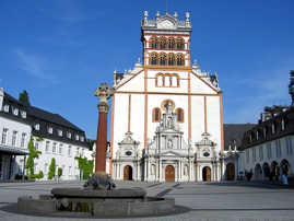 Freihof und Kirche der Abtei St. Matthias