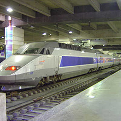 Ein TGV im Pariser Bahnhof Montparnasse.Foto: privat