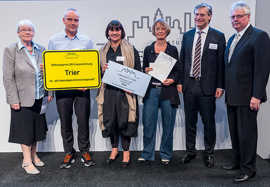 Auszeichnung für die Vertreter der Hochschule Trier
