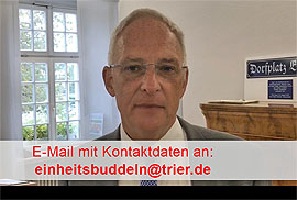 Per Video ruft OB Leibe die Bürgerinnen und Bürger auf, sich für einen der 50 Obstbäume zu bewerben. Per Video ruft OB Leibe die Bürgerinnen und Bürger auf, sich für einen der 50 Obstbäume zu bewerben.