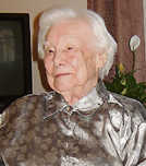 Barbara Keller an ihrem 102. Geburtstag.