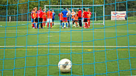 Foto: Fußball-Jugendmannschaft beim Training