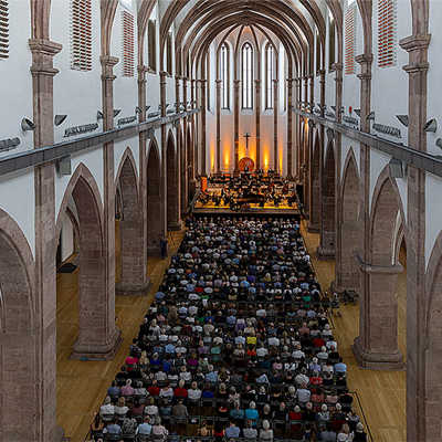 Das Festivalprogramm 2023 begann im Juli mit einem Konzert in der früheren Abteikirche St. Maximin. Foto: Moselmusikfestival/Artur Feller