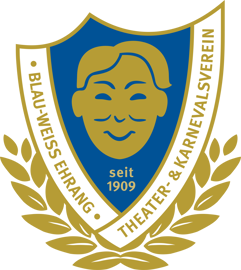 Wappen Theater- und Karnevalsverein „Blau-Weiß“ Ehrang 1909 e.V.