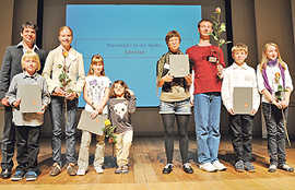 Mit ihrem Projekt „Gutenberg – crossover“ überzeugte die Levana-Förderschule Schweich die Jury. Insgesamt hatten sich 850 Schulen um die Auszeichnung beworben.  Foto: EKA