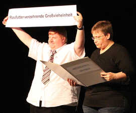 Foto: Auftritt der integrativen Theatergruppe com.guck