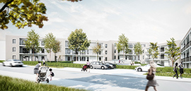 Ansicht von der von-Babenberg-Straße Ansicht von der von-Babenberg-Straße