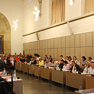 Der Große Rathassaal, Tagungsraum des Trierer Stadtrats.