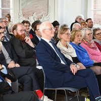 Der Festakt zur Aufnahme von Handschriften aud der Hofschule Karls des Großen in das Weltdokumentenerbe fand im voll besetzten Rokoko-Saal des Kurfürstlichen Palais statt.