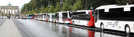 62 Linienbusse aus ganz Deutschland – darunter auch ein Wagen der Stadtwerke Trier – demonstrierten in Berlin für eine verlässliche und zukunftsfähige Finanzierung des öffentlichen Nahverkehrs. Foto SWT