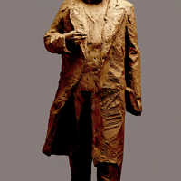 Entwurf der Karl Marx-Statue von Wu Weishan als Tonabguss.