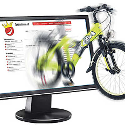 Auch Fahrräder kommen bei der Internetauktion unter den virtuellen Hammer.