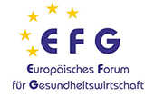 Schriftzug Europäisches Forumf für Gesundheitswirtschaft