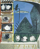 Das Gemälde „Die Tauben“ entstand 1957 und ist eine Leihgabe des Picasso-Museums Barcelona. Foto: © Succession Picasso, VG Bild-Kunst, Bonn 2007