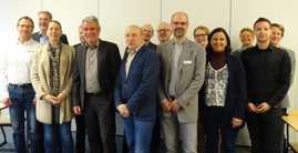 Die Teilnehmer der 1. MINT-Treffens am Balthasar-Neumann-Technikum