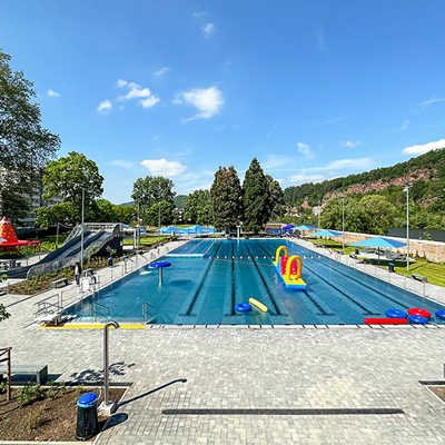 So sieht es aus, das neue Nordbad, das nach gut zweieinhalb Jahren Sanierung nun wieder geöffnet hat. Foto: Stadtwerke