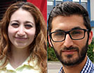Rayan Kattan und Ali Sheikhmous aus Syrien bereiten sich auf ein Studium in Trier vor.