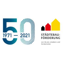 Grafik: 50 Jahre Städtebauförderung 1971-2021