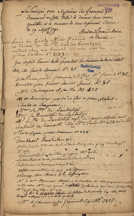 Die Liste mit Geflüchteten aus Frankreich von 1792 ist das „Objekt des Monats“ der Wissenschaftlichen Bibliothek.