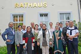 Die Gruppe aus Marokko mit Kolleginnen und Kollegen aus dem Trierer Rathaus