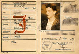 Foto: Jüdische Kennkarte aus Trier von 1939